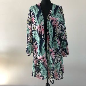 Women’s Charlie Paige Floral Cardigan cover up size L/XL